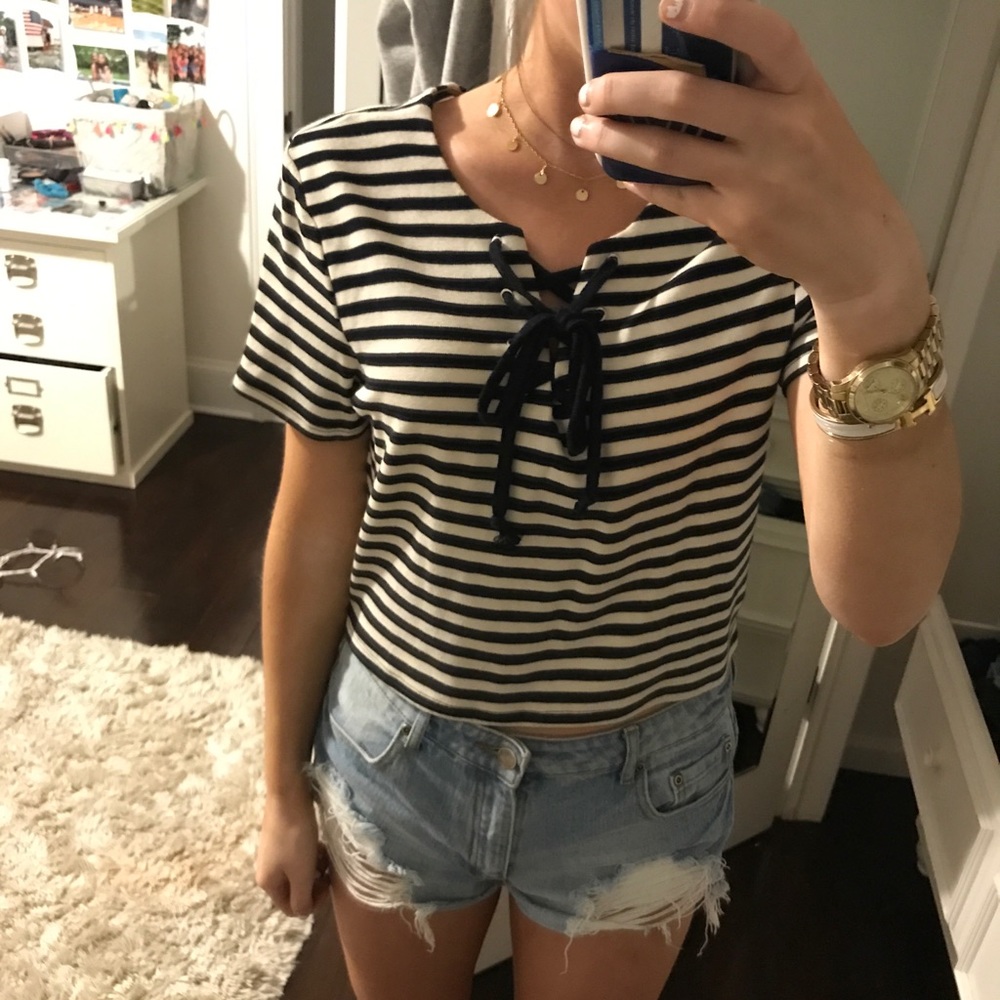 Forever 21 Striped Shirt